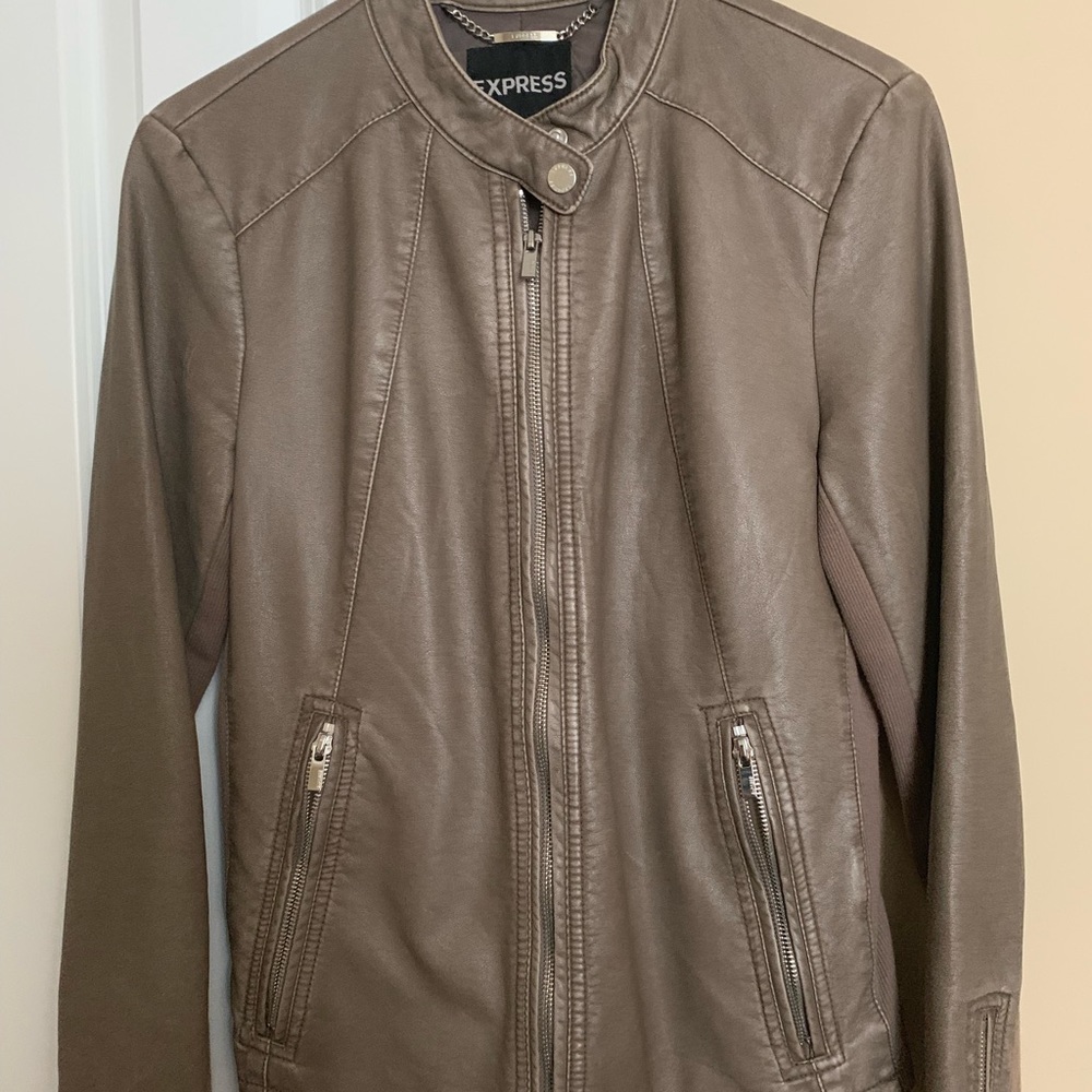 Express minus the leather moto jacket